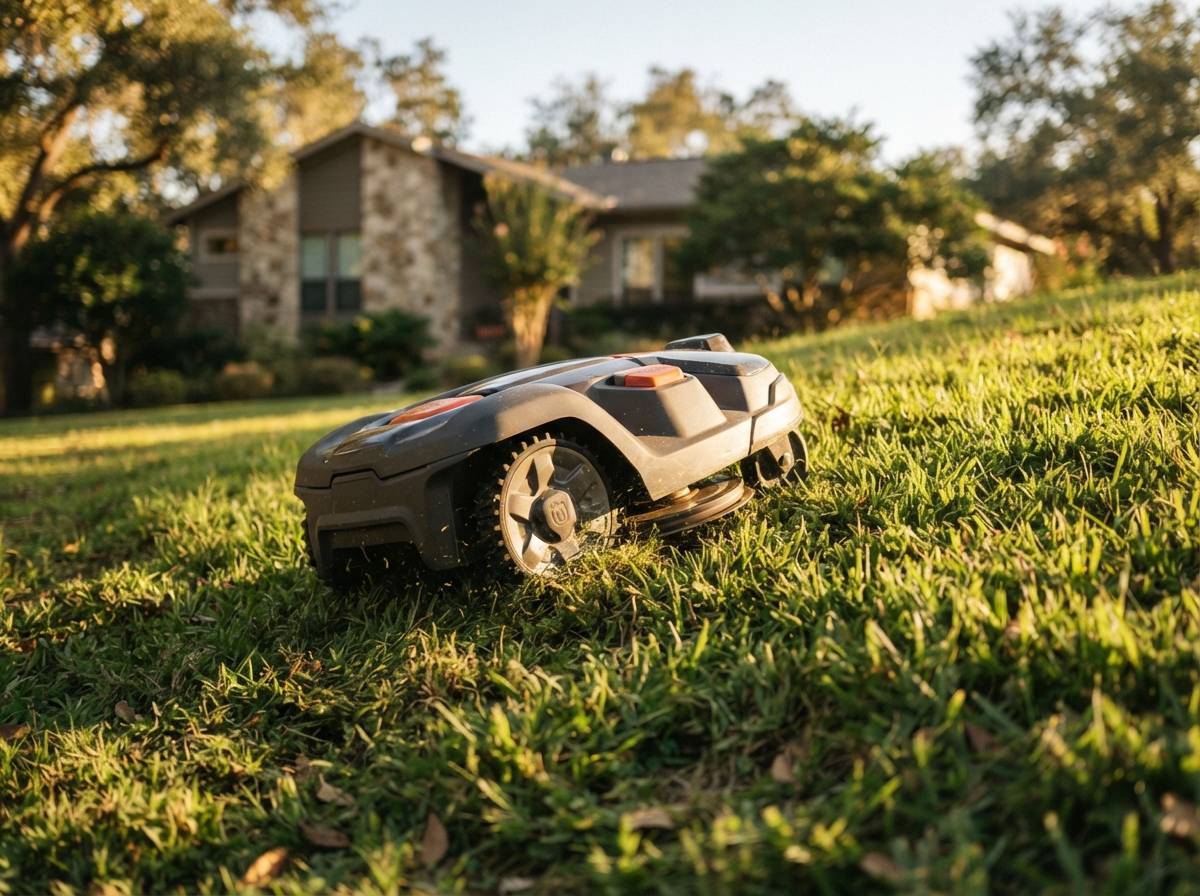 Robotic lawn mowers have gotten dramatically smarter, with LiDAR, AI cameras and all wheel drive tackling slopes and tight…