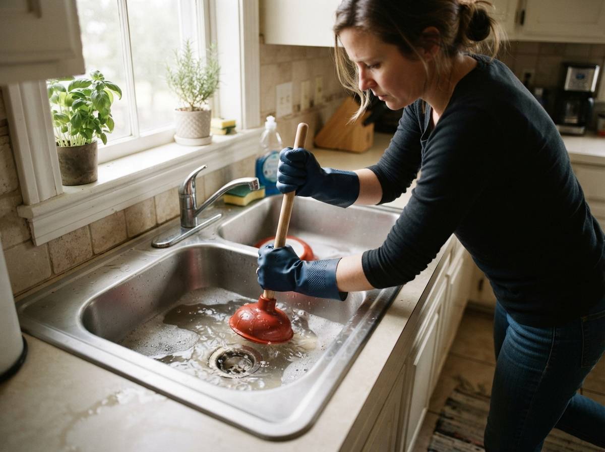 A slow or clogged sink doesn't need a plumber. Here's the exact order of DIY methods, from plunging to baking soda…